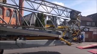 Self Erecting Tower Crane Extraction Luton [upl. by German]