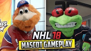 NHL 18 Threes  MASCOT GAMEPLAY [upl. by Junji]