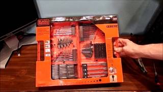 UNBOXING BLACK AND DECKER DRILL BITS [upl. by Palermo465]