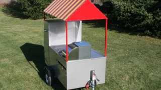 Hot Dog Cart Company  Short Limo Hot Dog Cart [upl. by Irej]