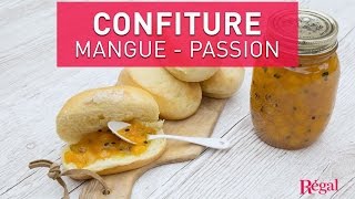 Confiture mangue fruit de la passion gingembre  regalfr [upl. by Esiled463]