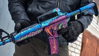 How to make M4A1S  Hyper Beast from CSGO DIY [upl. by Publias]