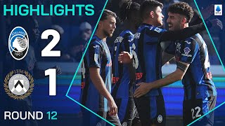 ATALANTAUDINESE 21  HIGHLIGHTS  Atalanta secure comeback win  Serie A 202425 [upl. by Nnaaras]