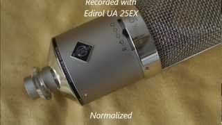 DEMO Neumann M149  GroßmembranRöhrenmikrofon mit umschaltbarer Richtcharakteristik [upl. by Aun]