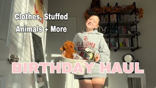 Birthday Haul💐  clothes jellycats  more [upl. by Afrika]