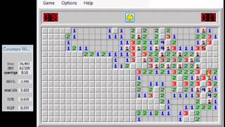 Minesweeper Expert  0031133 World Record Speed Run by Kamil M 2010 SDA [upl. by Aitnauq]