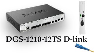 DGS121012TS DLink  Dlink fiber switch [upl. by Ylahtan]