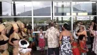 Accueil de la Miss TAHITI 2014 à NOUMEA NC [upl. by Isia720]