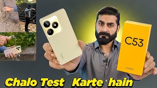 Realme C53 Unboxing in Pakistan  Drop Test amp Water Test [upl. by Eibob]