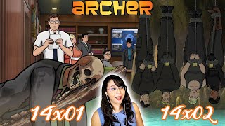 Archer REACTION  14x01 amp 14x02 [upl. by Erroll137]