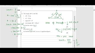 Jan 2024WMA1101Q2Trigonometry pearsonedexcel alevelmath trigonometry [upl. by Jannel]