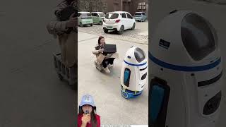 ROBOT BAIK JASA ANGKUT KOPER CEMILAN NAIK SAJA GRATIS ⁉️shorts funny dubbing [upl. by Ecyrb]