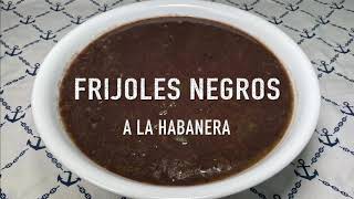 Frijoles Negros a la Habanera  Cocina Con Fujita [upl. by Relyuhcs]