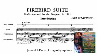 Stravinsky quotThe Firebirdquot Suite 1919 version with Score [upl. by Elyod581]