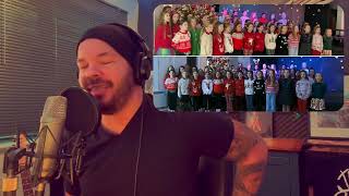 O HOLY NIGHT Shane Greenhall Those Damn Crows amp Oldcastle Primary School Choir [upl. by Boleslaw]