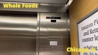 Another  Schindler 400A Traction elevator at Whole Foods Old Town in Chicago IL [upl. by Lubbi]