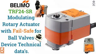 Belimo TRF24 SR Modulating Rotary Actuator  BallValves  failsafe [upl. by Ainigriv]