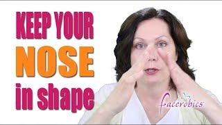 5 Tips How to Keep My Nose in Shape with Face Exercise Massage amp More  FACEROBICS® Face Exercise [upl. by Truc]