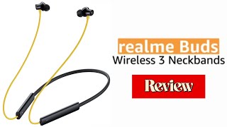 Realme Buds Wireless 3 Neckband with ANC  Unboxing amp Review [upl. by Ik]