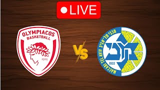 🔴 Live Olympiacos vs Maccabi Tel Aviv  Live Play By Play Scoreboard [upl. by Fevre]