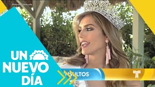 ¡Una española transgénero busca ser Miss Universo  Un Nuevo Día  Telemundo [upl. by Assirrem548]