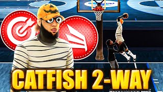 THIS CATFISH 2WAY FINISHER BUILD COULD BREAK NBA 2K22 [upl. by Daisey]