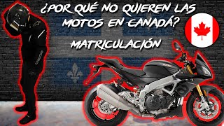 ¿Por qué no quieren las motos en Canadá [upl. by Publias]