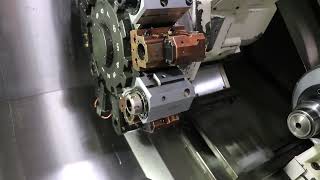 Okuma LB 3000EX II MYW 800 CNC Turning Center [upl. by Ahseem]