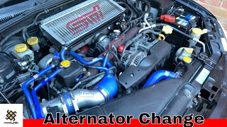 How To Change An Alternator On A Subaru Impreza [upl. by Nitsyrk]