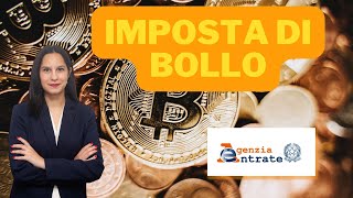 Come calcolare limposta di bollo sulle crypto [upl. by Norab]