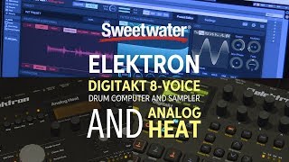 Elektron Digitakt 8 voice Drum ComputerSampler and Analog Heat — Knobcon 2017 [upl. by Dorina]