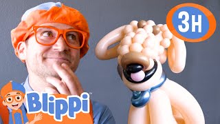 Balloon Blippi  BLIPPI  Kids TV Shows  Cartoons For Kids  Fun Anime  Popular video [upl. by Florance652]