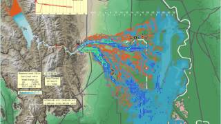 Lake Berryessas Monticello Dam Failure Simulation [upl. by Anileh]