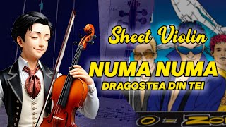 Numa Numa  OZone  Dragostea Din Tei Violín Tutorial  Tab Tutorial  Sheet Music violín [upl. by Nnylyaj269]