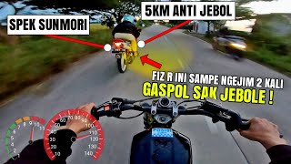 FIZ R VIRAL 5 KM KAGAK JEBOL CUMA NGEJIM 2 KALI 😂 RX KING GUA MASIH STRONG 🔥 URAAA [upl. by Eiramait]