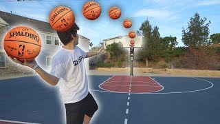 INSANE BASKETBALL CHALLENGES DRAFT [upl. by Bast]