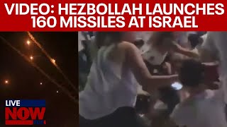 VIDEO Hezbollah missiles target Israeli celebration event  LiveNOW from FOX [upl. by Erich]