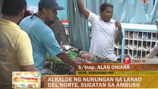 Lanao del Norte mayor wounded in ambush [upl. by Ydda]