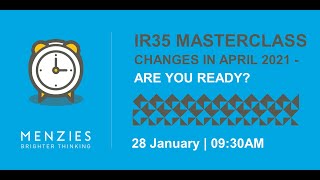 IR35 Masterclass  Changes In April 2021 Are You Ready [upl. by Inal]