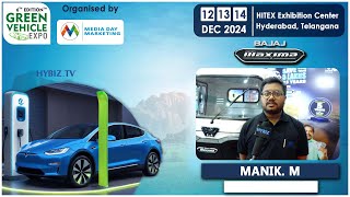 ManikM  Bajaj Maxima   Green Vehicle expo 2024 [upl. by Mccomb815]