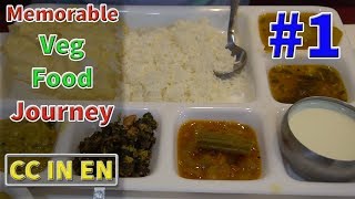 Hyderabad Veg food Episode 1 Hyderabad veg Biryani and Thali [upl. by Atterual741]