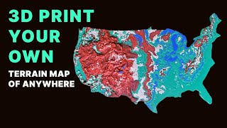 Make 3D Printed Terrain Maps of Any Location for FREE [upl. by Ynner186]