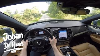 2016 Volvo XC90 Inscription T6 AWD 320hp POV test drive GoPro [upl. by Erdried]