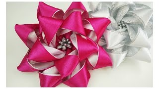 DIY Ribbon flower [upl. by Ioyal]