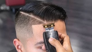 HAIRCUT TUTORIAL COMBOVER FADE WITH EZ BLADE [upl. by Bedelia]