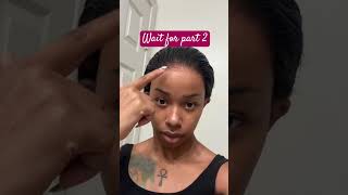 REVIVING MY WIG PART I beautytutorial subscribe blackgirlmakeup [upl. by Elbam]