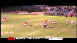 1 Alijah Drinkard of Stephens w Int TD return [upl. by Dorian]