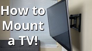 How to Properly Mount a TV to a Wall Step by Step [upl. by Ambrosius624]