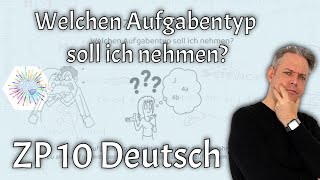 ZP 10 Deutsch  Welcher Aufgabentyp ist leichter 2 4b 4a Welchen soll ich nehmen [upl. by Josepha]