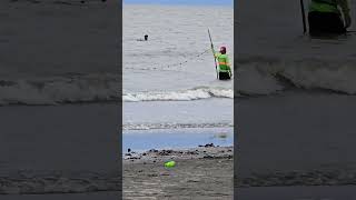 fisherman naglalambat sila beach Philippines shortvideo [upl. by Asoral784]